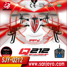 WLtoys Q212 5.8G FPV 6 ejes RC Quadcopter LED Drone con cámara HD CAM Monitor RTF